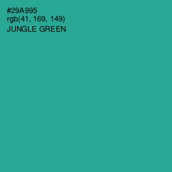 #29A995 - Jungle Green Color Image